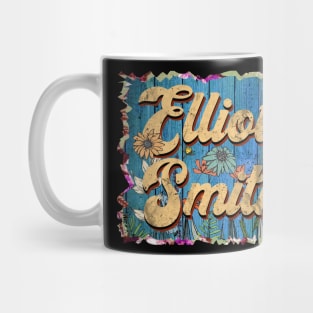 Retro Elliott Name Flowers Limited Edition Proud Classic Styles Mug